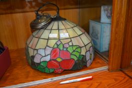 Tiffany Style Leaded Glass Lampshade with Single F