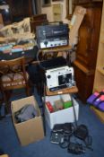Vintage Projectors plus Stand, Accessories, etc.