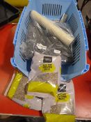 *Three Packets of Wild Bird Sunflower Hearts, Pet Carrier, and a Cat Scratcher