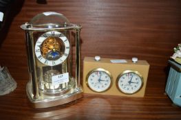 Skeleton Clock and a Chess Clock