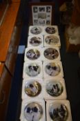 Twelve Royal Worcester Danbury Mint Sheepdog Wall