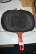 Le Creuset Red Enameled Cast Iron Griddle Pan