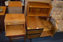 Vintage Telephone Table, Bookshelves etc.