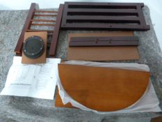 Small Self Assembly Drop Leaf Wine Table