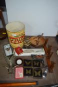 Collectibles; Old Tins, etc.