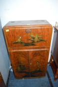 1950's Cocktail Cabinet with Chinese Motif