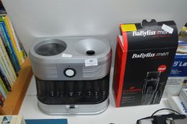 Money Counter and a Babyliss Men's Hair Trimmer