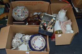 Royal Tuscan Part Dinner Service plus Vintage Chin