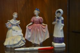 Three Small Royal Doulton Figurines - The Bridesma