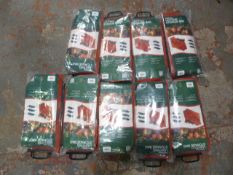 *Nine Red Christmas Lighting Storage Bags