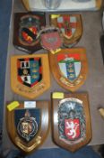 Oak Mounted Crested Plaques