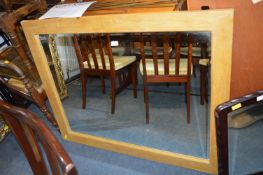 Large Pine Framed Mirror