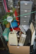 Cage of Household Goods; Storage Drawers, Lamps, K