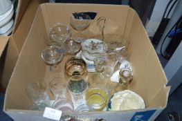 Decorative Glassware and Pottery
