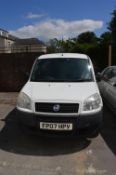 Fiat Doblo Cargo M-JET SX 16V REG: FP07 HPV MOT: 04/08/21