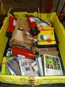 *Large Quantity of Assorted Calendars, Three Empty Fire Extinguishers, Senseo Coffee, and ~200