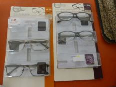 *Two 2pks of Full Frame Reading Glasses +1.25 and +1.50