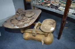 Cast Shop Scales and Weights