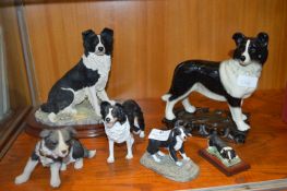 Six Sheepdog Figures