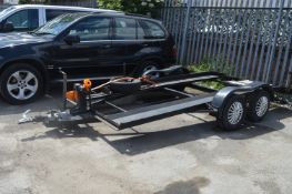 14ft Car Transporter Trailer - Needs Repair to Axle