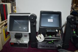 Two Vintage Film Editing Machines