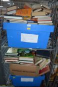 Cage of Hardback and Other Books; History, Cookery