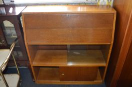 1960's Oak Bureau Bookcase