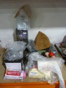 *Mixed Lot; Garden Tray, Bird Box, Artificial Flowers, Butterfly Wind Chimes, etc.