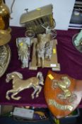 Brass Horses, Gypsy Caravan, and an Oak Mounted In