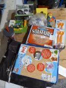 *Small Quantity of Toys and Games; Wall Climbing Car, Solitaire, Shrinkable Pets, etc.