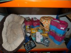 *Pet Accessories Including Cat Bowls, Dog Basket, Treat Balls, etc.