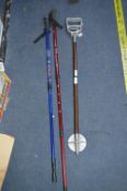 Two Hiking Sticks and a Shooting Stick