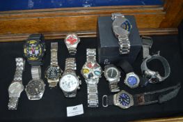 Gents Wristwatches Including Storm etc.