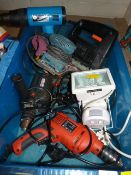 Power Tools; Heat Gun, Drill, Jigsaw, Sander, etc.