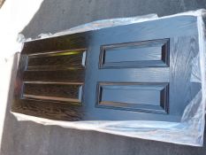 *Heavy Duty Black & White Panel Door 2013x914x45mm