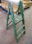 Two Tread Wooden Decorating Steps