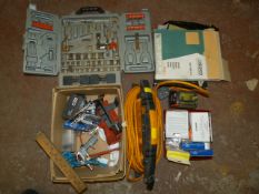 Socket Set, Sandpaper, Extension Lead, Printer Ink