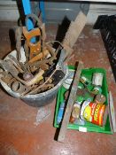 Mixed Lot of Tools, Pullies, Car Products, etc.