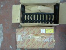 Two Cast Iron Fire Grates