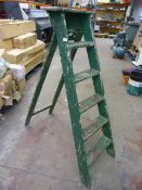 Five Tread Wooden Decorating Steps