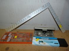 Set Square, Tap & Die Sets, and Digital Vernier Ca