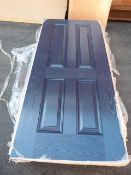 *Heavy Duty Blue & White Panel Door 2013x914x45mm