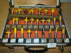 Case of Router Bits