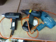 Black & Decker Drills and a Heat Gun