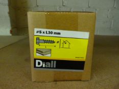 4kg Box of Coach Screws Zinc Plated Hex 5x30 Loose