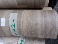 Roll of Wood Effect Lino 4x2m