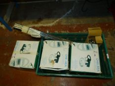 Three Chelsea Downlights, and Six Chrome Hanging R