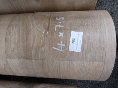 Roll of Wood Effect Lino 4x7m
