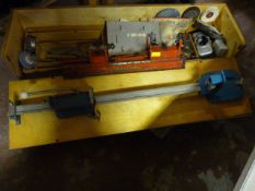 Revo Lathe with Accessories and Box, plus a Black & Decker Lathe