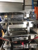 9 x Chafing Dish (frame, base and lid) and 5 x Ice buckets